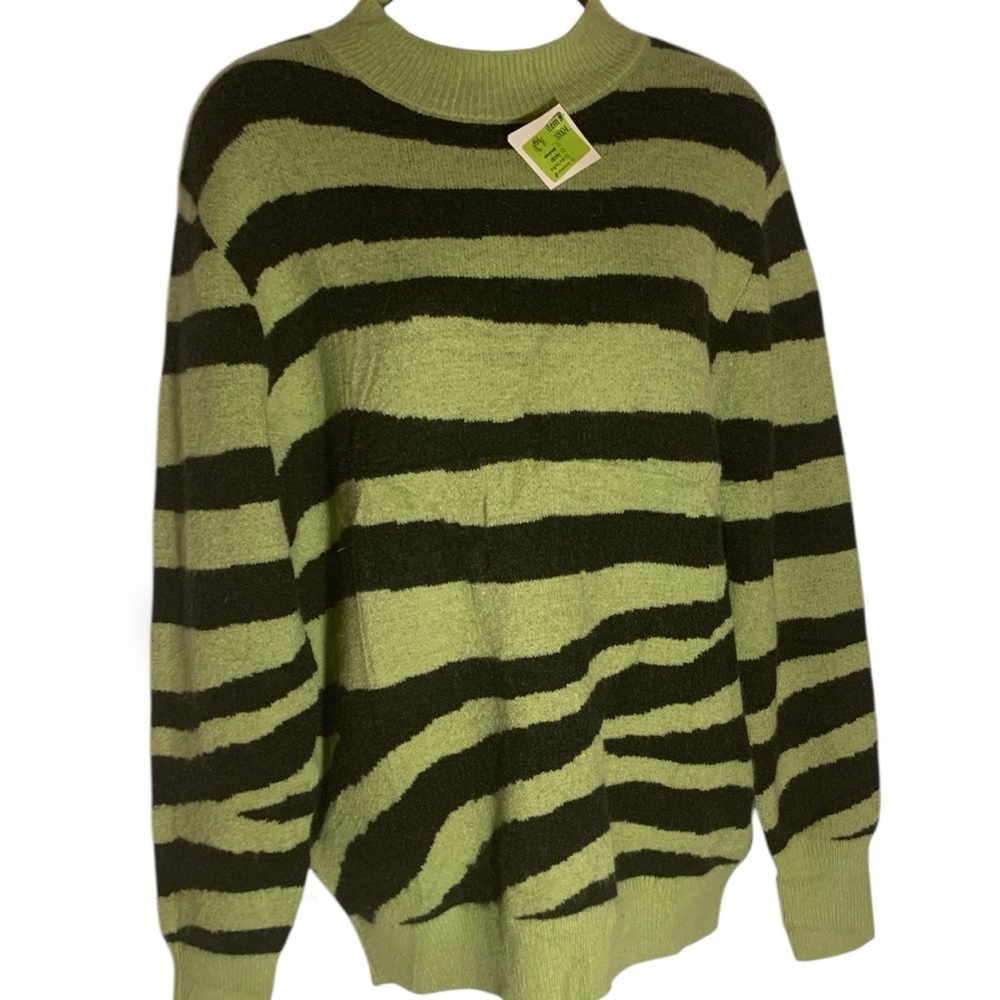Allimay Zebra Mockneck Sweater (item#10004)